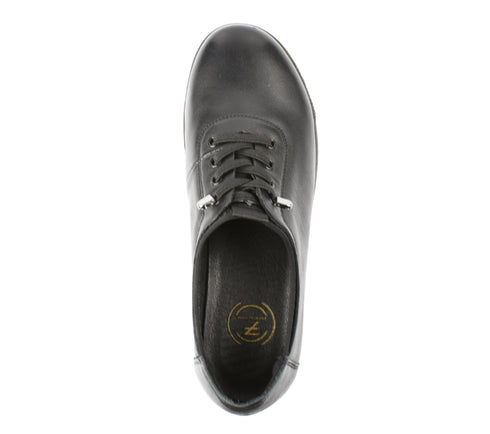 Pantofi casual, dama, FORMAZIONE, 1233 negru, piele naturala